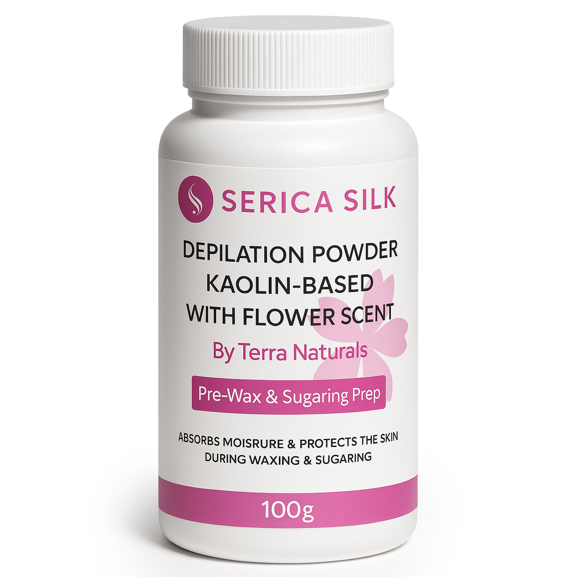 Serica SILK Professional Microtalc WITH FLOWER SKENT 100g