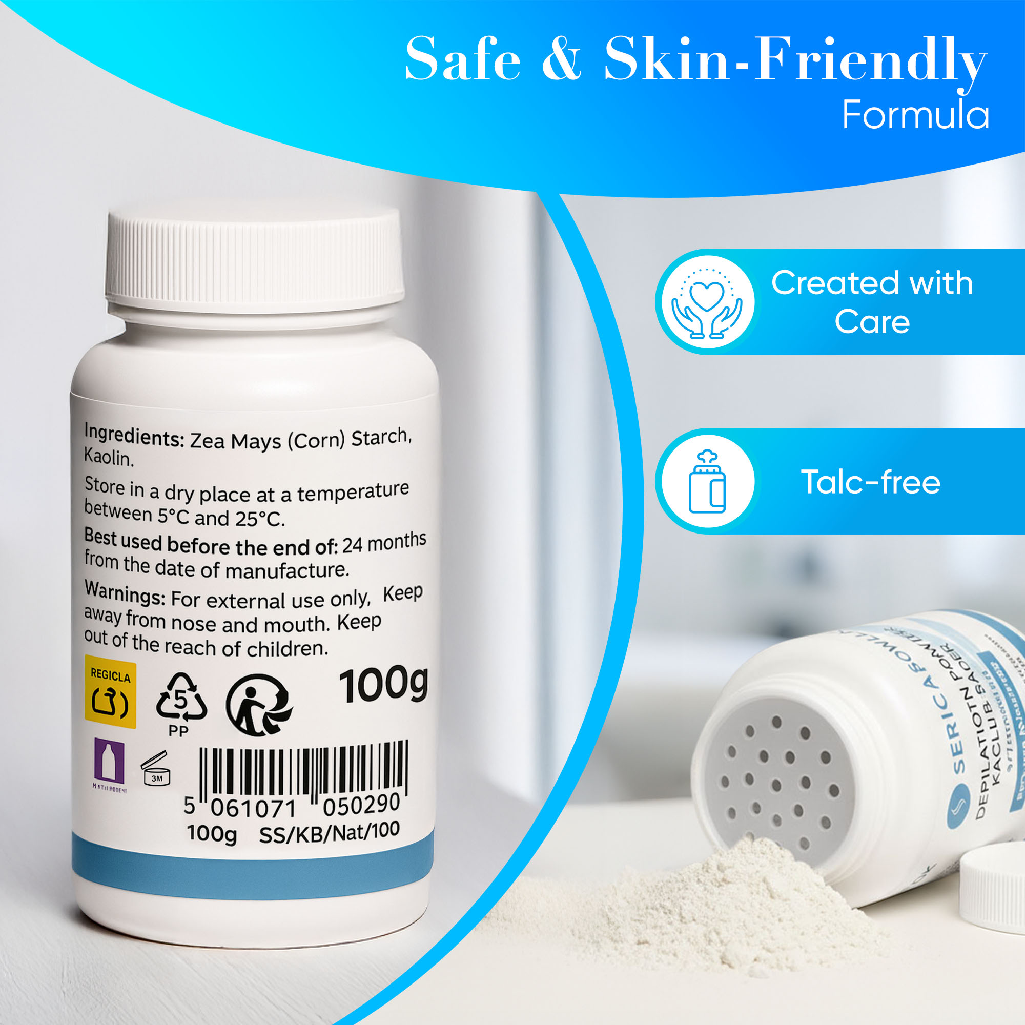 Serica SILK Professional Microtalc 100g - Image 4