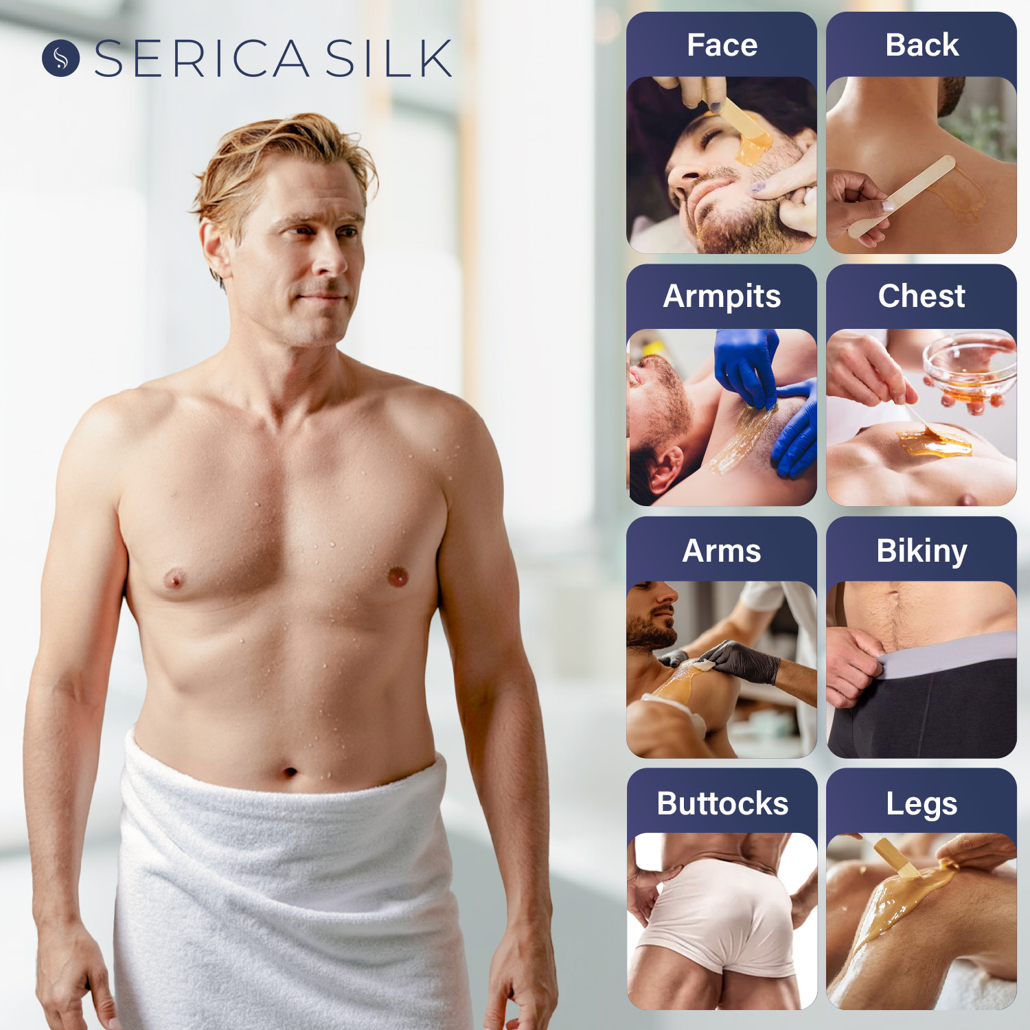 Professional Sugar Paste for Men for Depilation Hard 750g Serica Silk - Image 5