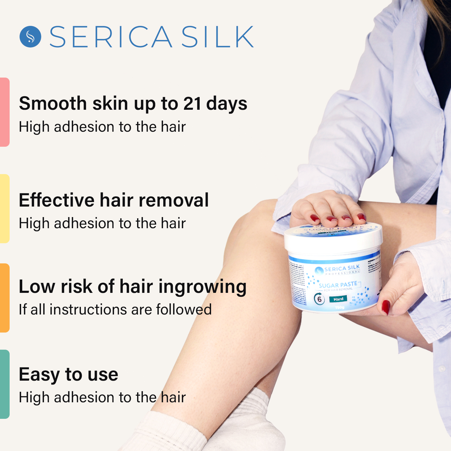 Professional Sugar Paste Hard 750g Serica Silk - Image 3