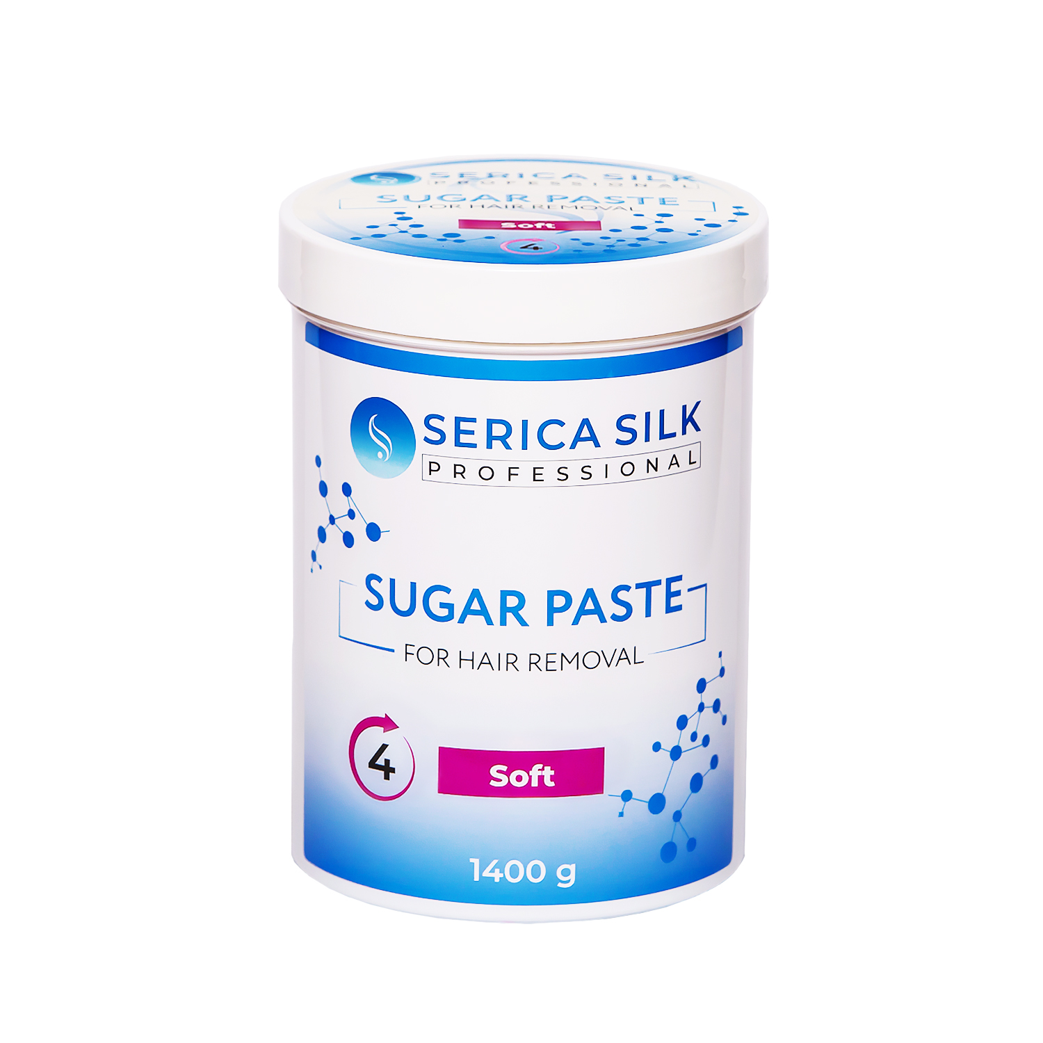 Professional Soft sugar paste for sugaring (waxing) Serica Silk 1400 g