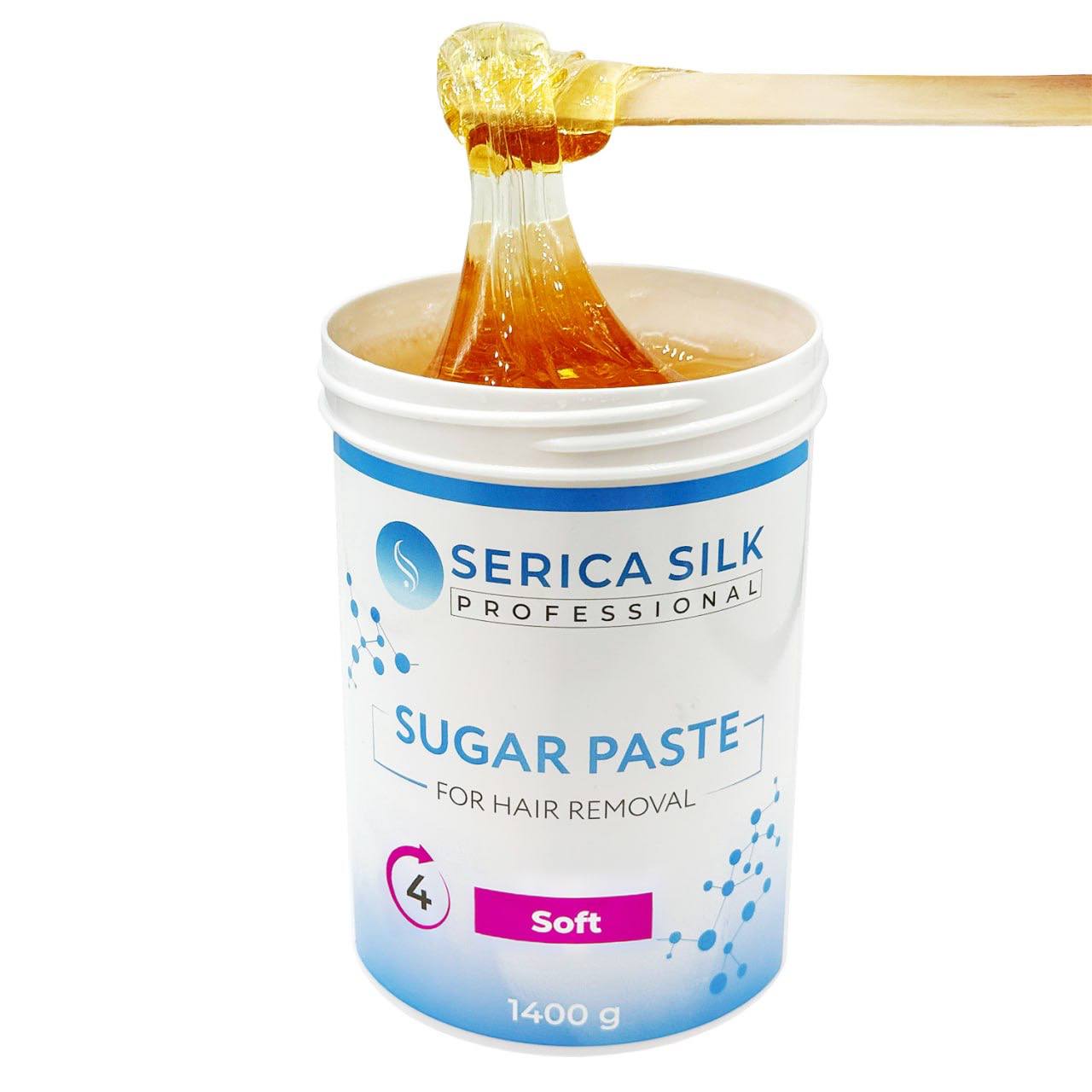 Professional Soft sugar paste for sugaring (waxing) Serica Silk 1400 g - Image 2