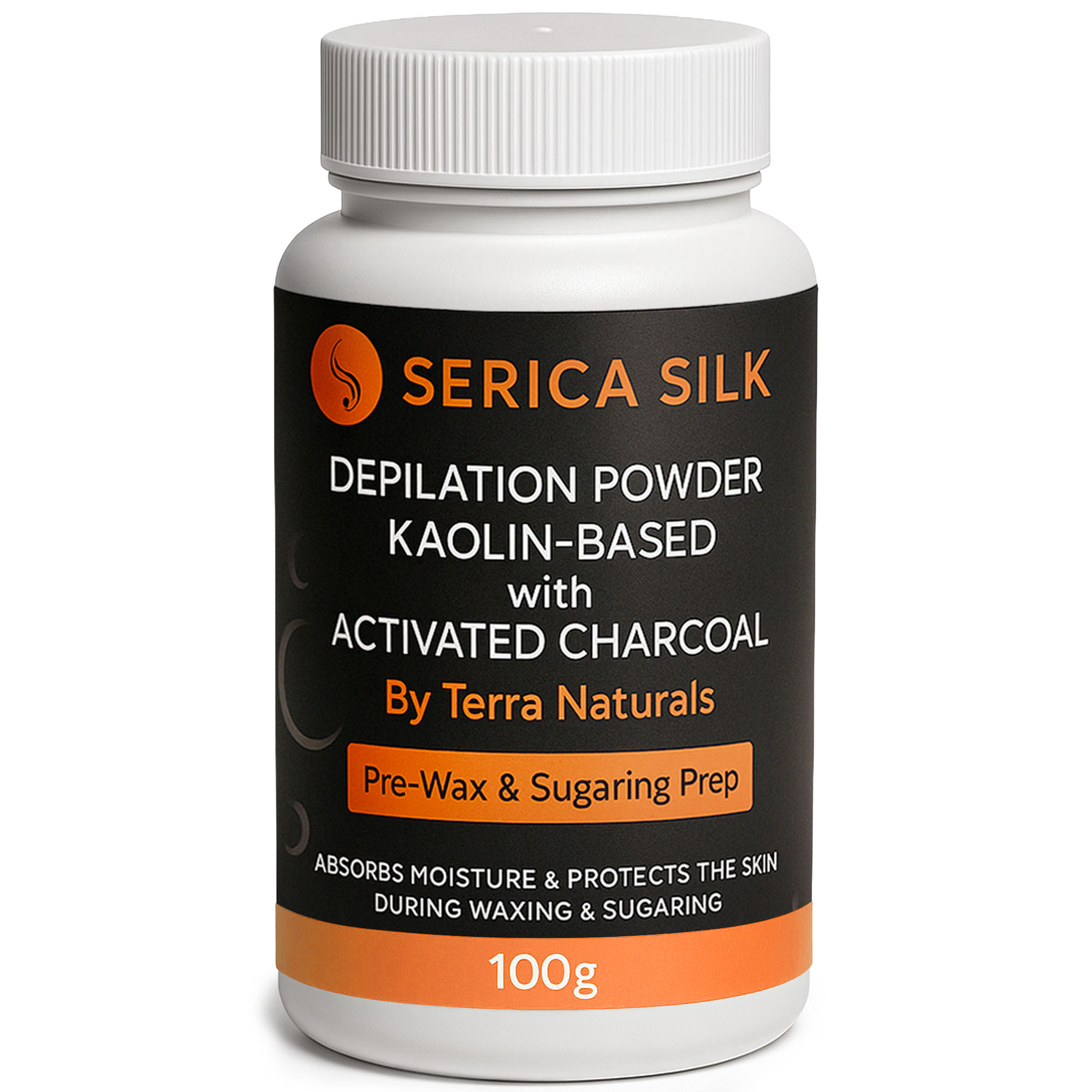 Serica Silk Kaolin Charcoal Powder 100g