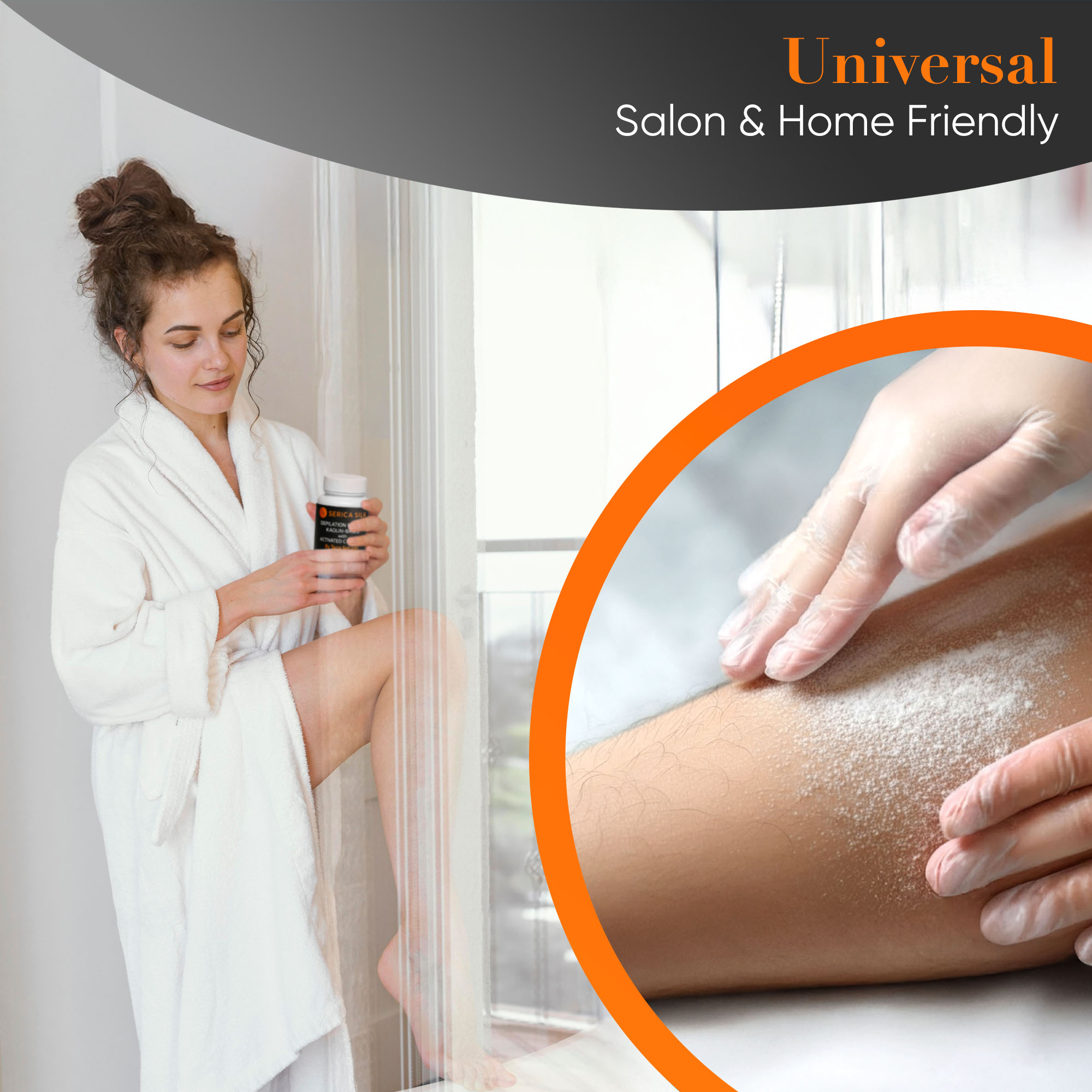 Serica Silk Kaolin Charcoal Powder 100g - Image 6